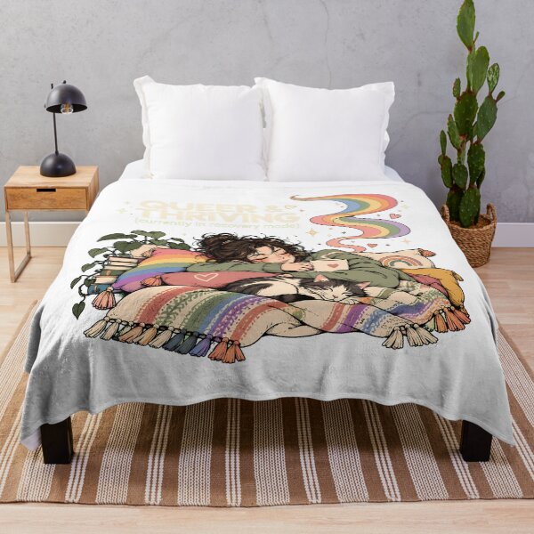 Item preview, Queer Introvert Cozy Anime Rest Self Care designed and sold by chattsuede.