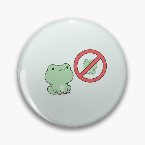 Item preview, Cute Kawaii frog meme  designed and sold by pixellm.