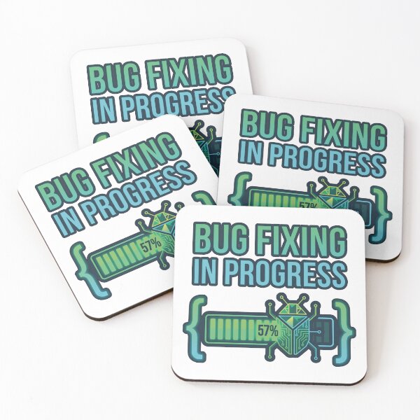 Item preview, Bug Fixing In Progress Funny Developer Humor Tee designed and sold by Ixnor.