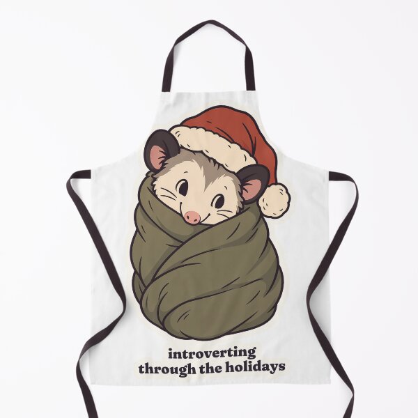 Artikelvorschau, Introvertiertes Weihnachtsopossum versteckt sich in einer Decke entworfen und verkauft von OuqCreations.