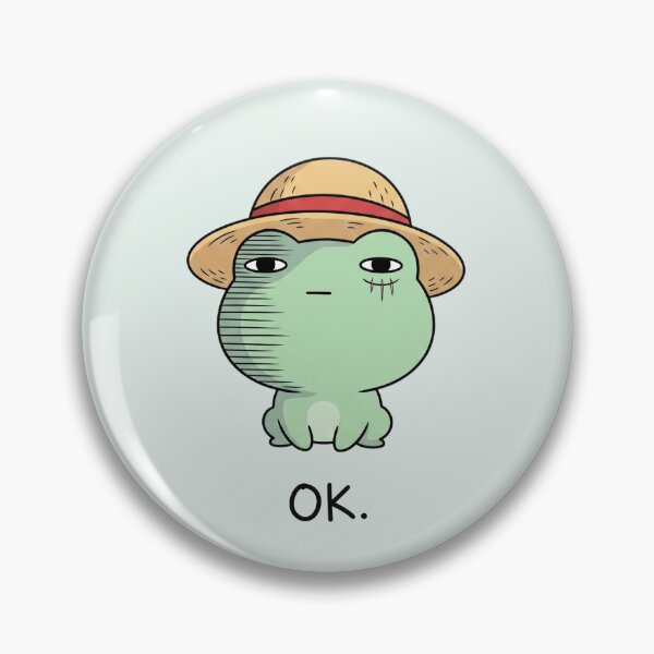 Item preview, Cute Kawaii frog "ok" expression designed and sold by pixellm.