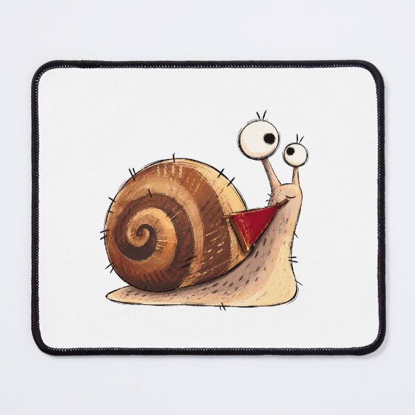 Artikelvorschau, Schnecke mit kleinem Filzwimpel entworfen und verkauft von The-Art-of-D.