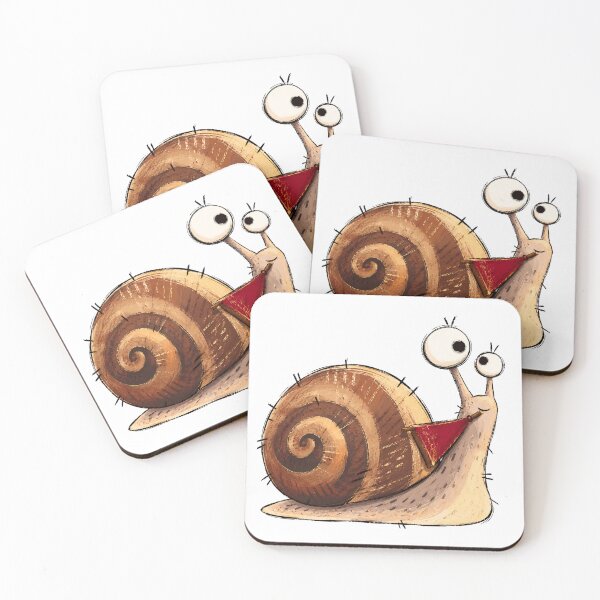 Item preview, Snail with a Little Felt Pennant designed and sold by The-Art-of-D.