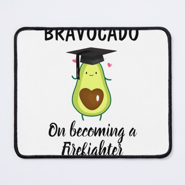 Item preview, Bravocado Firefighter Pun Funny Gift for Firefighter Fans and Friends designed and sold by Kovak2020.