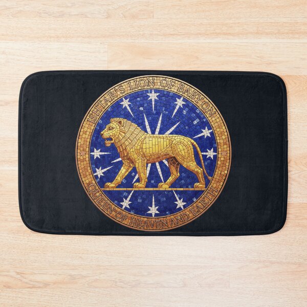 Item preview, Ishtar's Lion of Babylon - Ancient Mosaic Art designed and sold by codex antique.
