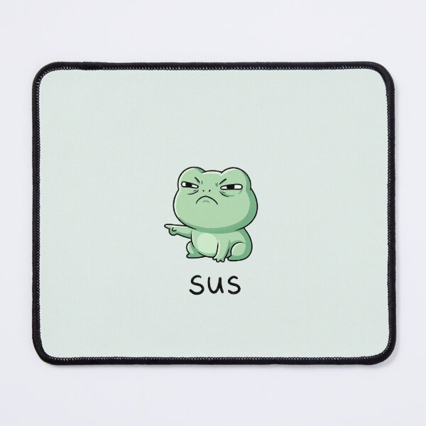 Item preview, Cute Kawaii frog "sus" meme designed and sold by pixellm.