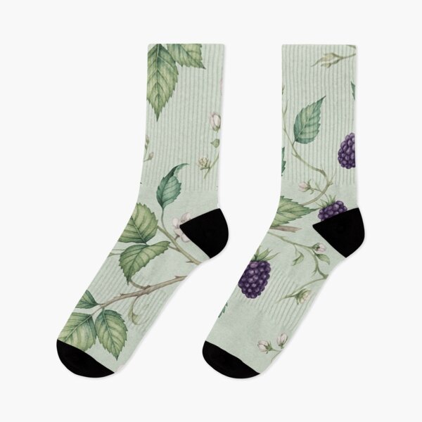 Item preview, Watercolor Blackberry Botanical Fruit Pattern designed and sold by SassyArtistry.