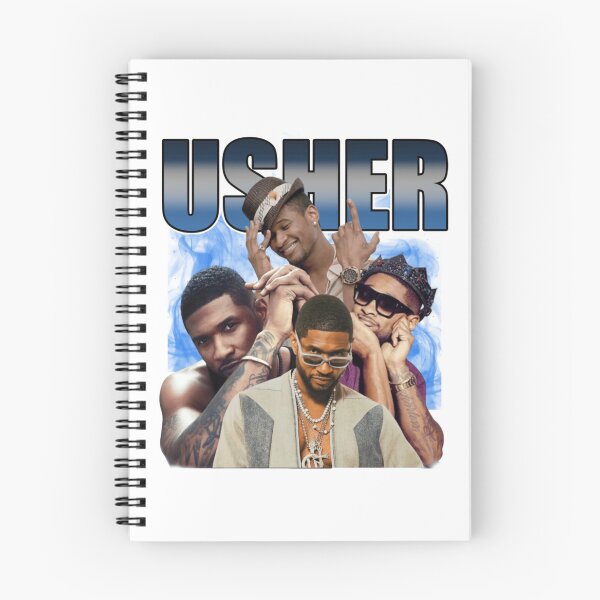 Artikelvorschau, Usher Retro R&B Portrait Collage entworfen und verkauft von NikoKoch.
