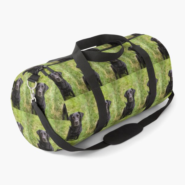 Item preview, Black Labrador Retriever Sitting In Grass designed and sold by VanGaldo.