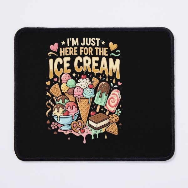 Item preview, Anti-Dating & Relationship I’m Just Here For The Ice Cream Gift for Singles designed and sold by AmeliaShirts.