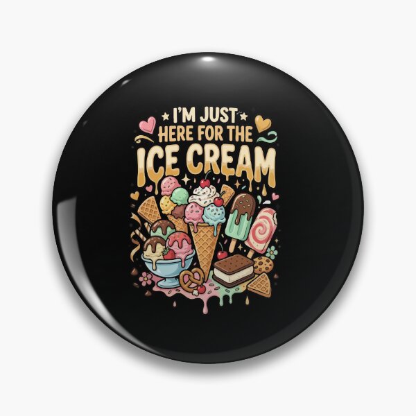 Item preview,  Anti-Dating & Relationship I’m Just Here For The Ice Cream Gift for Singles designed and sold by AmeliaShirts.