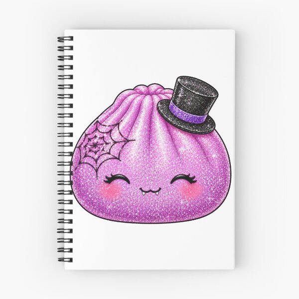 Item preview, Purple Vampire Dumpling Squishy Halloween Sparkly Witch Hat Spider Web designed and sold by Uniquememorable.