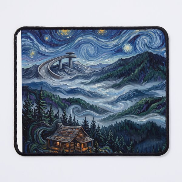 Item preview, Great Smoky Mountains Starry Night designed and sold by Bad-Decisions-Designs.