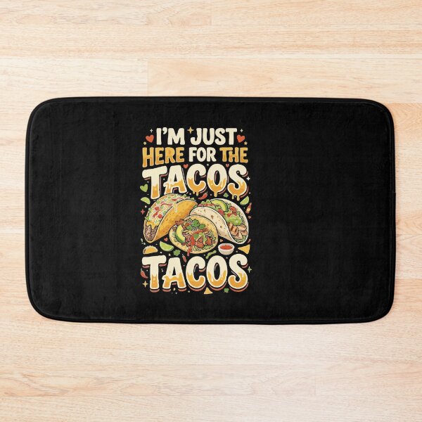 Artikelvorschau, Anti-Dating & Beziehungs-Geschenk: Ich bin nur wegen der Tacos hier – Geschenk für Singles entworfen und verkauft von AmeliaShirts.
