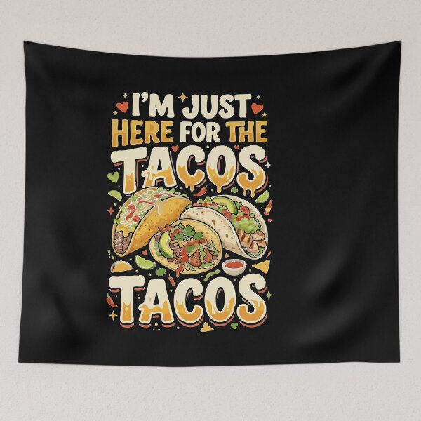 Item preview, Anti-citas y relaciones Solo estoy aquí por los tacos Regalo para solteros designed and sold by AmeliaShirts.