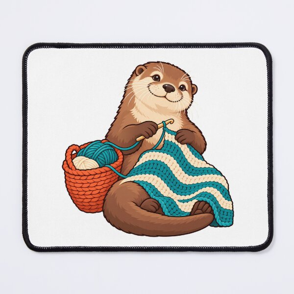 Item preview, Crochet Otter designed and sold by Orca Chuckle Studios.