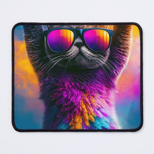 Item preview, Paws Up – Colourful Party Cat designed and sold by Mr Ai Shop.