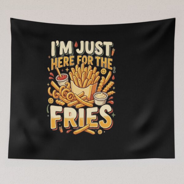 Item preview, Anti-Dating & Relationship I’m Just Here For The Fries Gift for Singles designed and sold by AmeliaShirts.