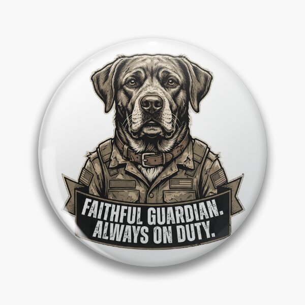 Artikelvorschau, Treuer Wächter, stets im Dienst, taktischer Militärhund, Labrador entworfen und verkauft von BellabdO.