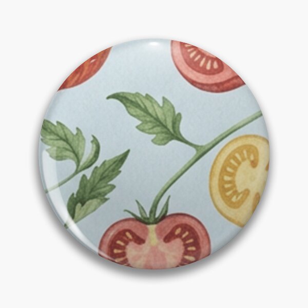 Item preview, Watercolor Heirloom Tomato Garden Pattern designed and sold by SassyArtistry.