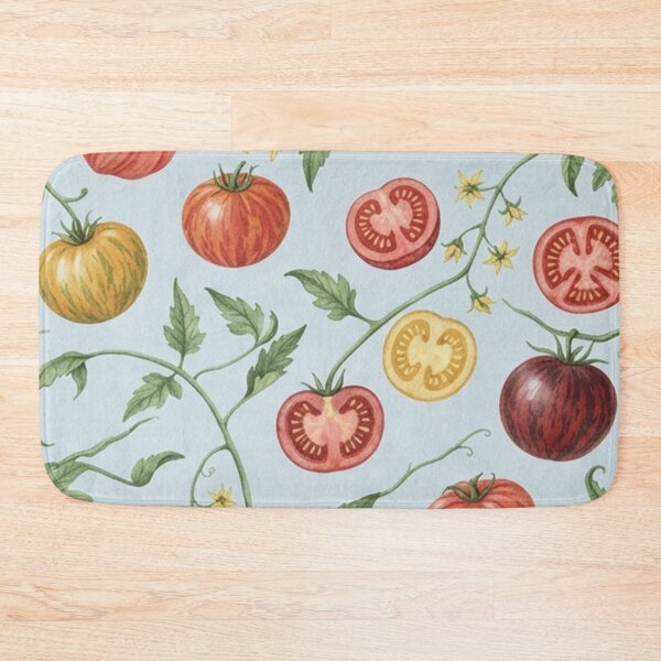 Item preview, Watercolor Heirloom Tomato Garden Pattern designed and sold by SassyArtistry.