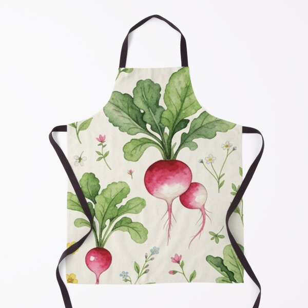 Artikelvorschau, Aquarell-Radieschengarten-Botanisches Muster entworfen und verkauft von SassyArtistry.