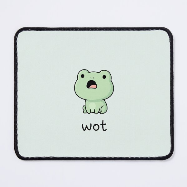 Item preview, Cute Kawaii frog "wot" meme  designed and sold by pixellm.