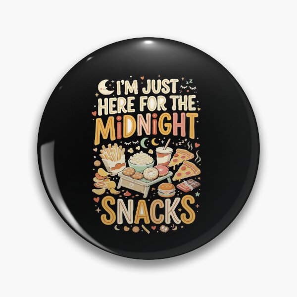 Item preview, Anti-Dating & Relationship I’m Just Here For The Midnight Snacks Gift for Singles designed and sold by AmeliaShirts.