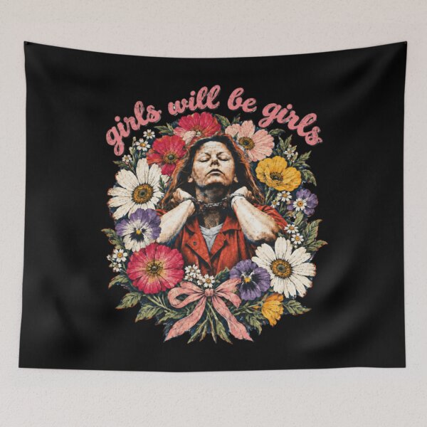 Artikelvorschau, Aileen Wuornos, Girls Will Be Girls – Wahre Verbrechen, gewaschener schwarzer Humor, feministischer Horror entworfen und verkauft von StarHomes.