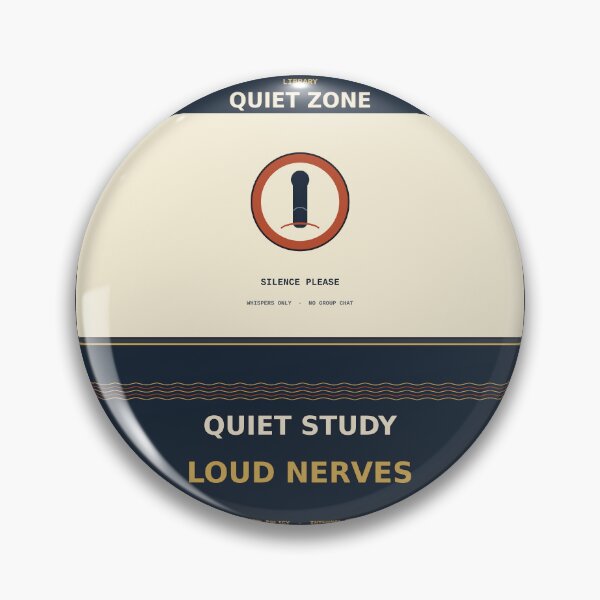 Item preview, Quiet Study Loud Nerves designed and sold by PhoenixTShirtz.