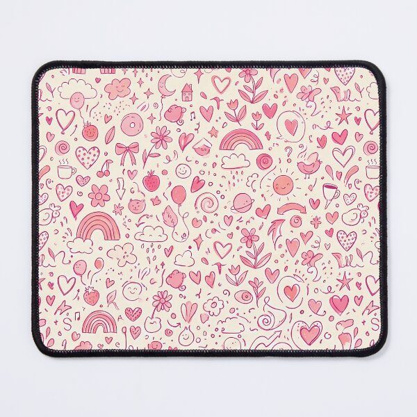Item preview, FF Whimsical Hand Drawn Folk Art Doodle Pattern designed and sold by ART ATTACK ZONE.