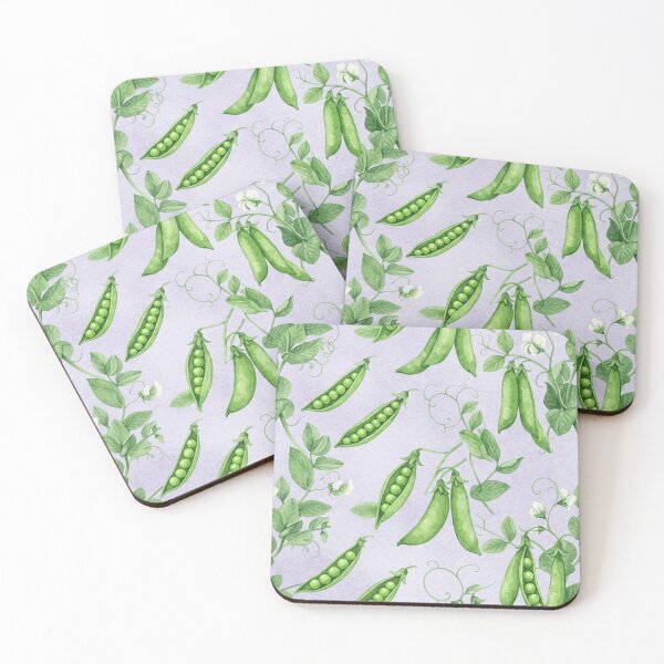 Item preview, Watercolor Green Pea Botanical Pattern designed and sold by SassyArtistry.