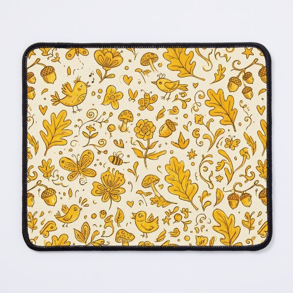 Item preview, II Whimsical Hand Drawn Folk Art Doodle Pattern designed and sold by ART ATTACK ZONE.