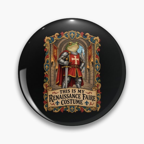 Item preview, This Is My Renaissance Faire Costume – Funny Frog Knight Medieval Faire designed and sold by Rtcraftani.