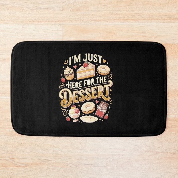 Artikelvorschau, Anti-Dating & Beziehungs-Geschenkidee: Ich bin nur wegen des Desserts hier – Geschenk für Singles entworfen und verkauft von AmeliaShirts.
