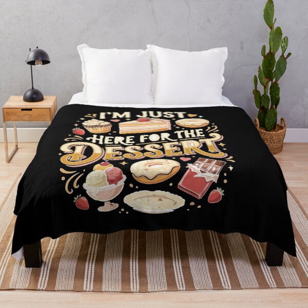 Artikelvorschau, Anti-Dating & Beziehungs-Geschenkidee: Ich bin nur wegen des Desserts hier – Geschenk für Singles entworfen und verkauft von AmeliaShirts.