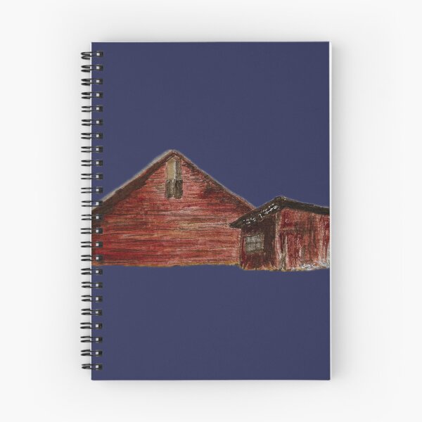 Item preview, American Red Barn Watercolor Painting designed and sold by sraab8.