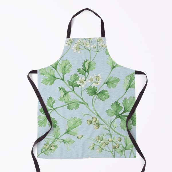 Item preview, Watercolor Coriander Botanical Herb Pattern designed and sold by SassyArtistry.