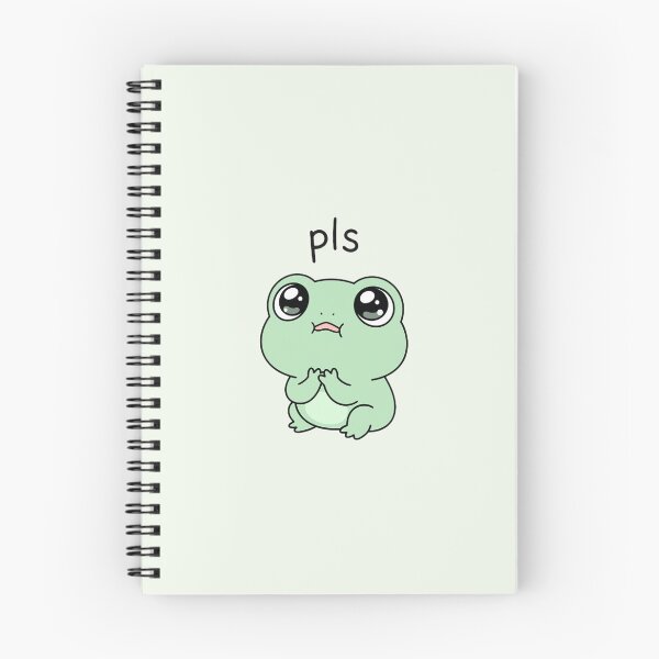 Item preview, Cute Kawaii frog saying "pls"  designed and sold by pixellm.