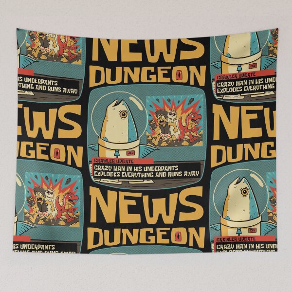 Item preview, Dungeon Crawler Fish News designed and sold by Studio Mootant.