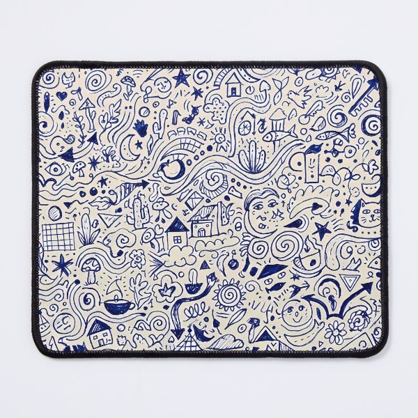 Item preview, Draw Whimsical Hand Drawn Folk Art Doodle Pattern designed and sold by ART ATTACK ZONE.