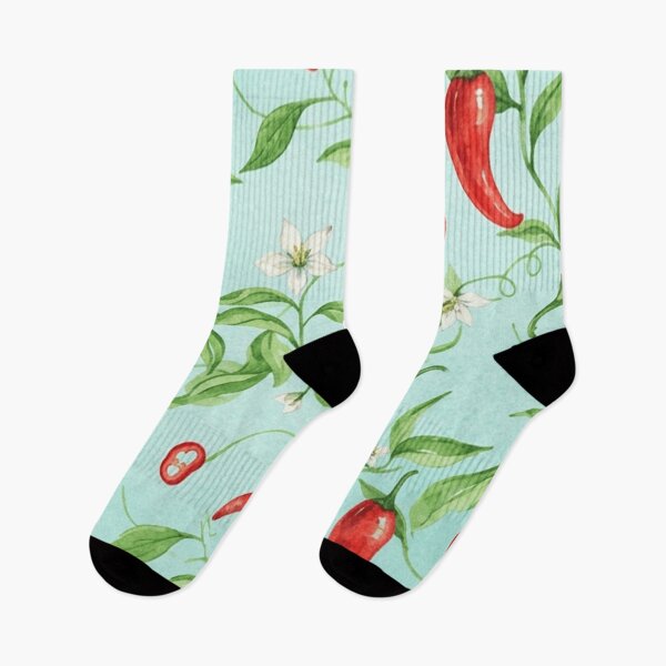Item preview, Watercolor Red Chili Pepper Pattern designed and sold by SassyArtistry.