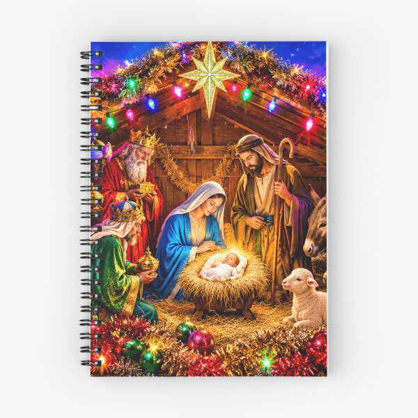 Item preview, Retro 80s Christian Christmas Nativity Scene  designed and sold by Imemewell.