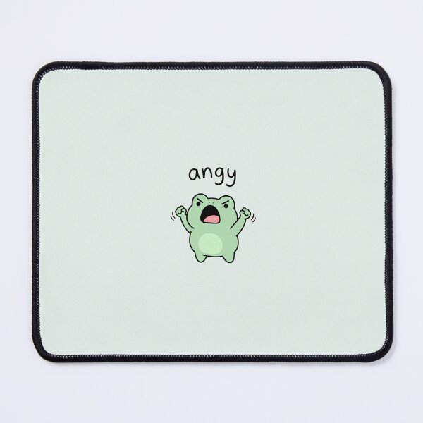 Item preview, Cute angry frog meme  designed and sold by pixellm.