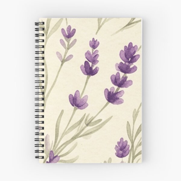 Item preview, Watercolor Lavender Botanical Floral Pattern designed and sold by SassyArtistry.