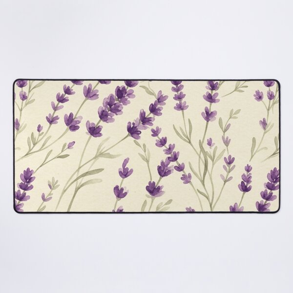 Item preview, Watercolor Lavender Botanical Floral Pattern designed and sold by SassyArtistry.
