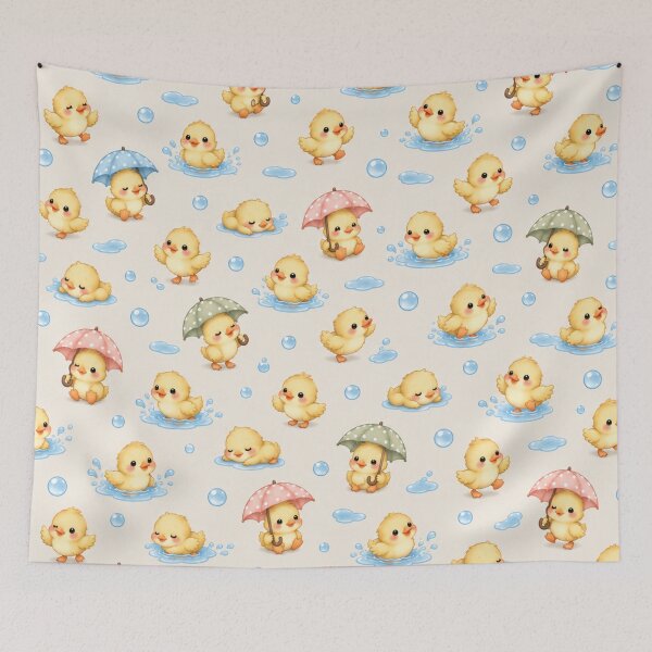 Item preview, Patitos – Lindo patrón de patitos en tonos pastel para un día lluvioso designed and sold by HO•Designs.