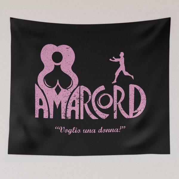 Item preview, Amarcord Voglio Una Donna Retro Italian Cinema T-Shirt designed and sold by FULLER FACTORY.
