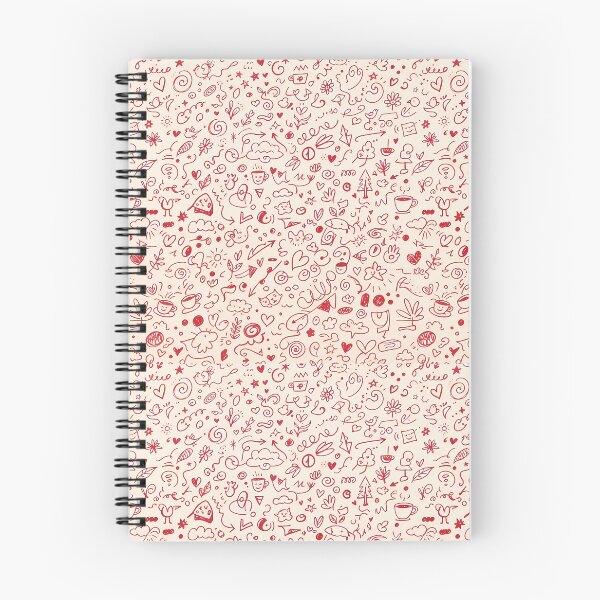 Item preview, Pizza Fan Hand Drawn Folk Art Doodle Pattern designed and sold by ART ATTACK ZONE.
