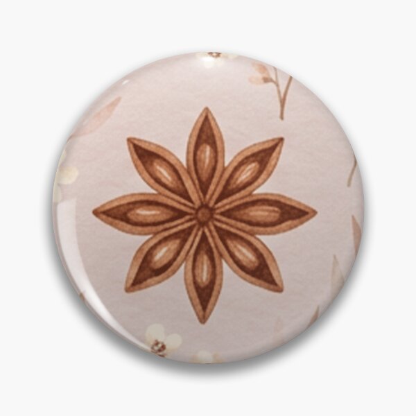 Item preview, Delicate Star Anise Botanical Pattern designed and sold by SassyArtistry.